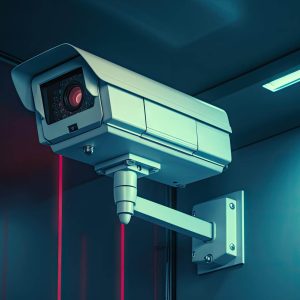 Illustrative photograph of a surveillance camera